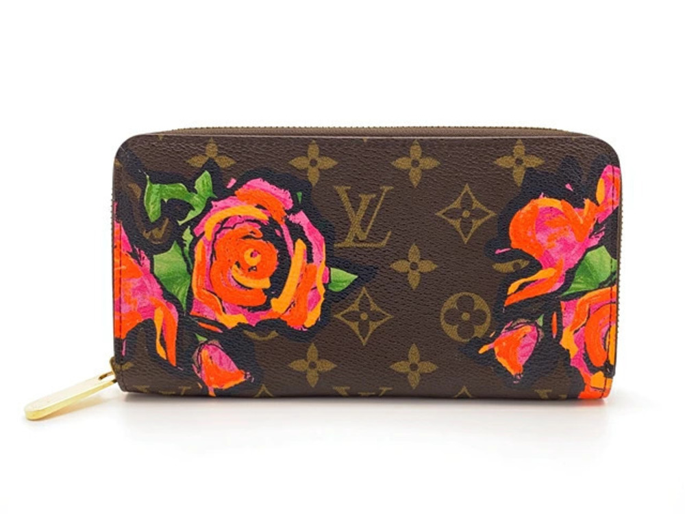 LOUIS VUITTON Zippy Wallet Monogram Rose Pink